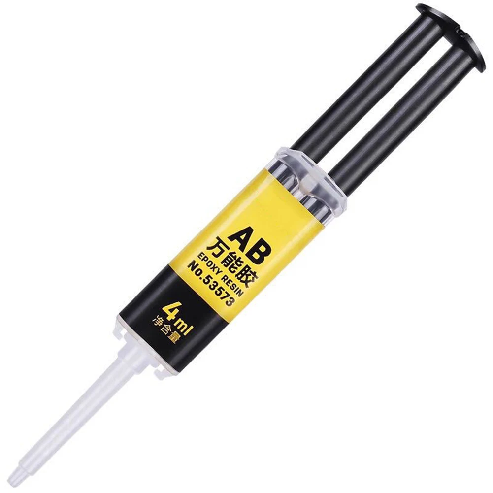 4ml universal cola de resina epóxi ab 2 minutos cura super líquido forte reparo adesivo para casa vidro metal cerâmica madeira plástico