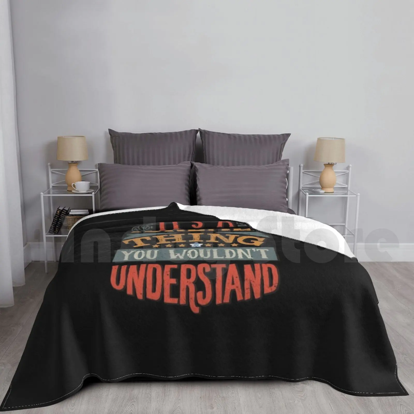 It's A Isreali Thing You Would'nt Understand-Gift For Isreali From Israel Blanket For Sofa Bed Travel Isreali