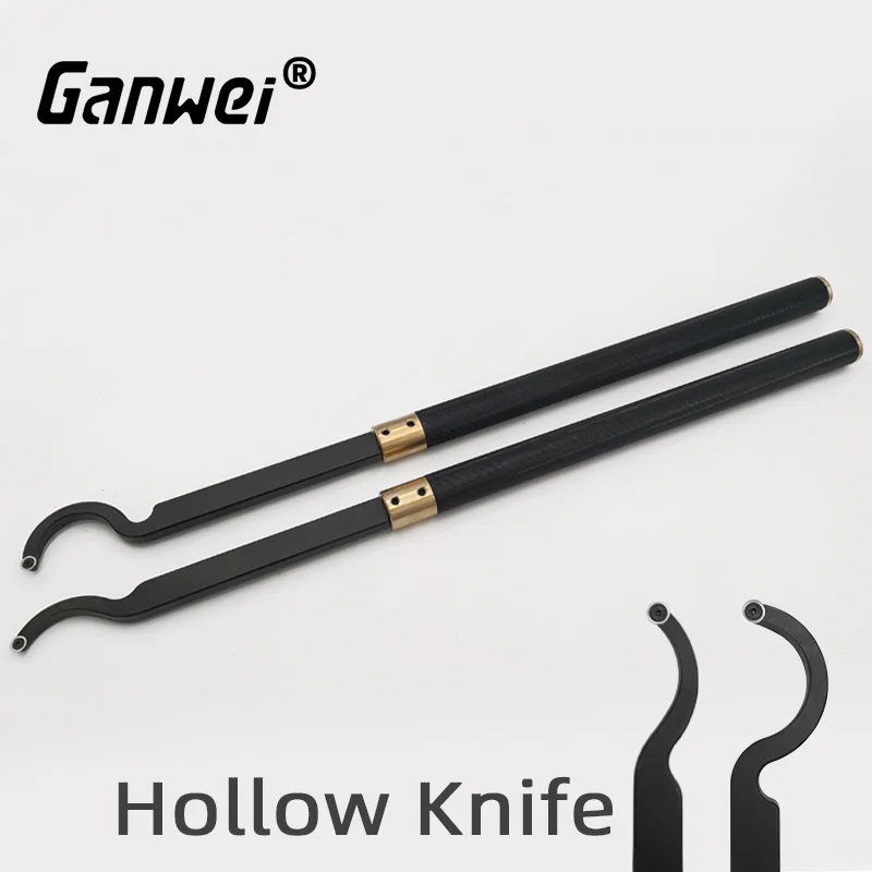 

Ganwei Hand Held Hollowing Knife Woodworking Turning Tool Bending Cutter Wood Rotary Lathe