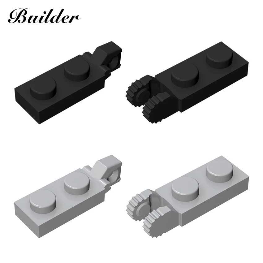 Little Builder Building Blocks Technological Parts 1x2 Single Side with Hinge Plate Compatible With Brands kids Toy 44302+44301