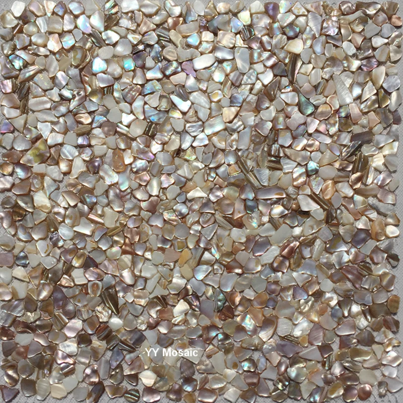 Pure Natural Original Colors Irregular Shell Mosaic Tile for Hotel Hall Bathroom Sink Backdrop Living room Wall Tile Floor Tile