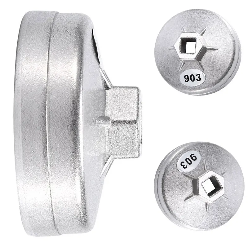 74 مللي متر 14 الناي فلتر زيت الألومنيوم وجع المقبس أداة إزالة فلتر الزيت لسيارات BMW لأودي لبنز لشيري لأوبل