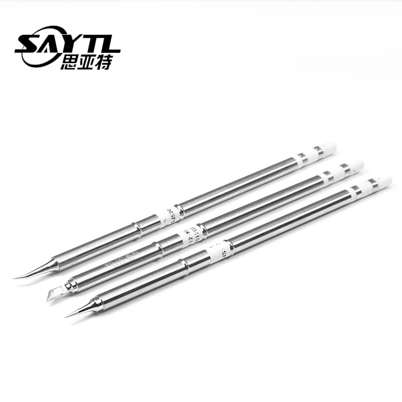 High-grade T12-I/J/SK Replace soldering iron Tip/high-grade soldering Tips for Hakko Soldering Rework Station Handle Welding