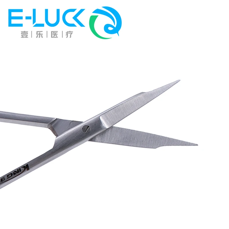 1Pcs Dental Surgical Medical Dissecting Scissors Dressing Curved/ Straight Sharp Shears  Stainless Steel Tools