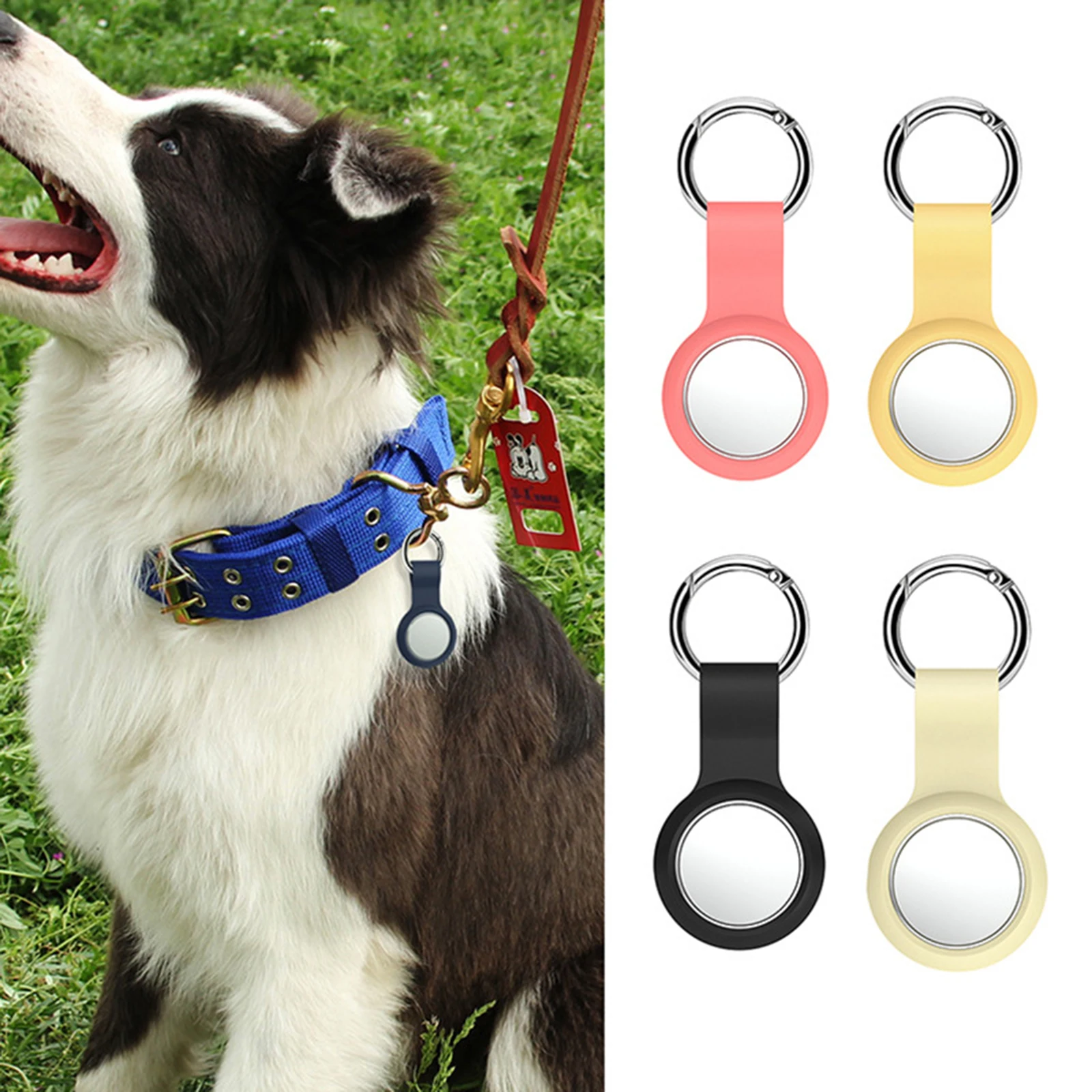 جديد لأبل Airtags السائل سيليكون كم واقية لأبل محدد المقتفي مكافحة خسر جهاز المفاتيح كم واقية