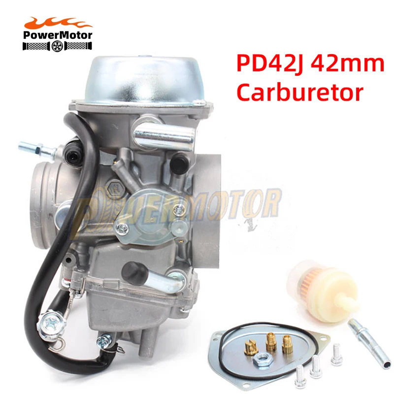 For Yamaha Raptor 660 Grizzly 600 Carburetors 42mm ATV UTV 1998-2001 400-700cc Universal Carb Motorcycle Accessories Carburetor