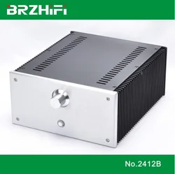 BRZHIFI BZ2412B double radiator aluminum case for class A power amplifier