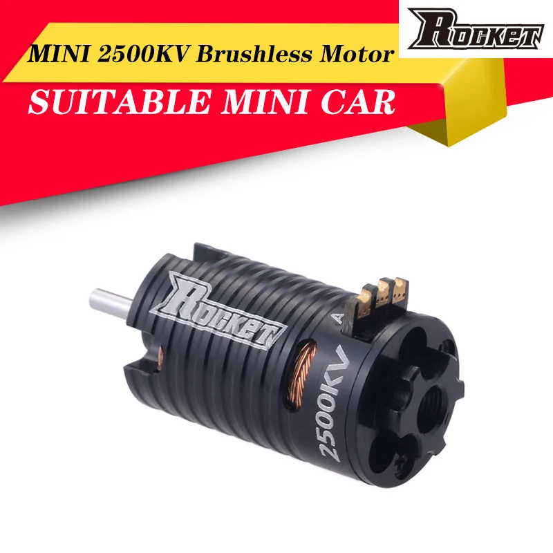 

Rocket MINI 1410 2500KV Brushless Motor for Kyosho Mr03 Pro Atomic DRZ 1/24 1/28 1/32 RC Car