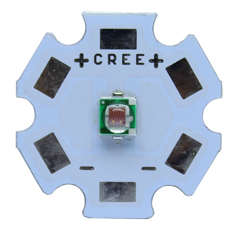 10 sztuk Epistar 3W 3535 głęboki czerwony wysoki moc 660NM światła led do wzrostu roślin do szafki/zbiornika/akwarium z 20MM PCB — zdjęcie 2