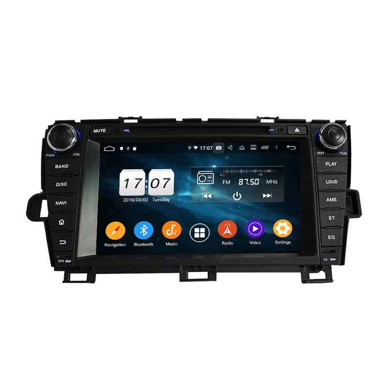 8" 2 Din Android 13 MT8667 Car Radio 8 Core 8+256G For Toyota PRIUS 2009-2013 LHD Multimedia Player Radio Stereo DSP 1280*720