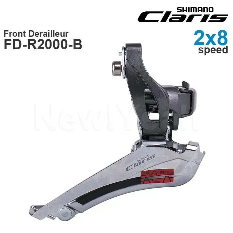 SHIMANO CLARIS R2000 2x8 Speed Front Derailleur FD-R2000 Clamp Band Mount/Brazed-On Mount  Road Bicycle Parts Original DIY