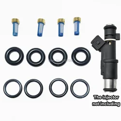 wholesale 4sets Fuel injector repair kits for Peugeot 206 307 406 407 607 806 807 Expert 2.0/16V 1984E2 01F002A (AY-RK801)