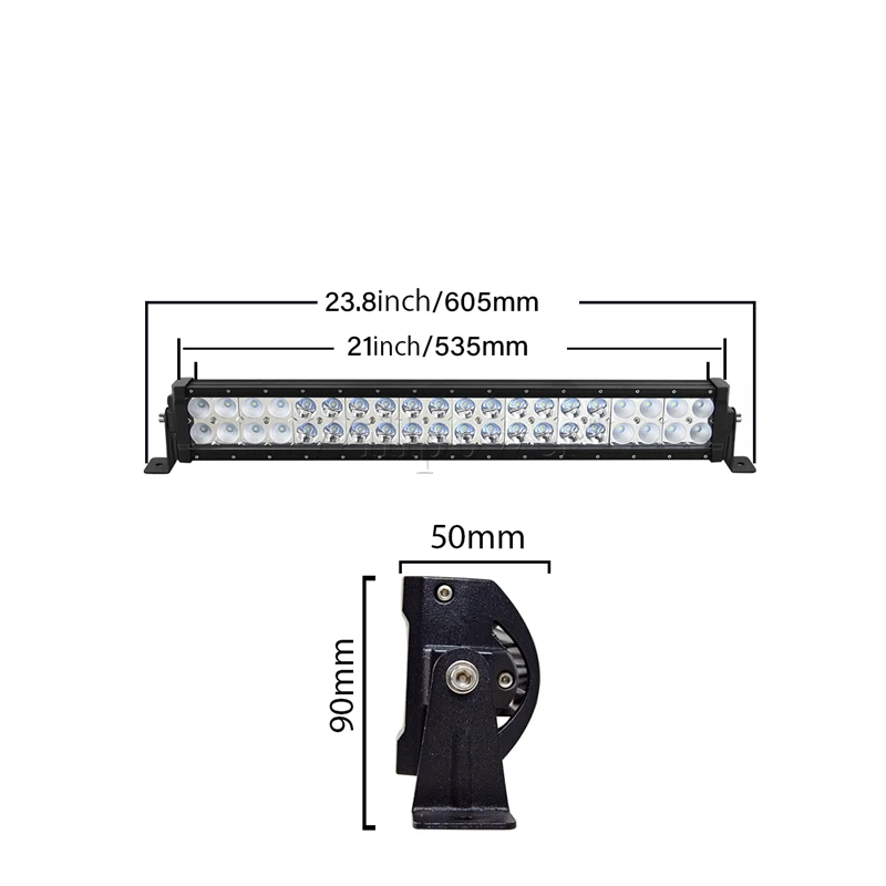 SUV Car 120W 22 inch LED Work Light Bar For Ford Jeep Chevy 4x4 Truck SUV UTV ATV Pickup Lower Bumper Driving Fog Lightbar