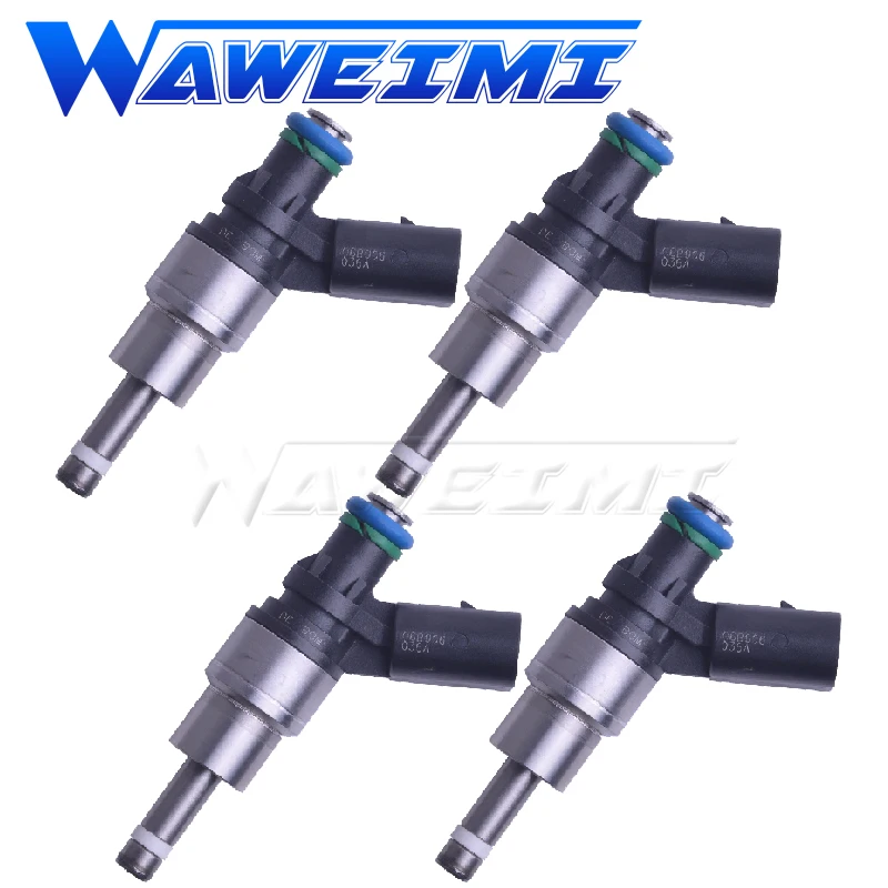 WAWEIMI 4 Pieces Fuel Injector OEM 06C906036F For A4 S4 A5 S5 A6 S6 A7 A8 S8 Q7 3.0 High Quality