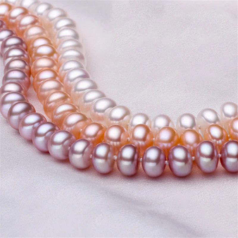 2020 Fashion Freshwater Pearl Necklace Female Genuine Natural Pearl Choker Necklace For Women Wedding Engagement Jewelry