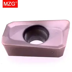 MZG-Inserts de fraise en bout en carbure à angle droit, acier inoxydable, allumer es-outils CNC, APstuff 1135, 1604, ZPElement, BAP300, BAP400, 10 pièces