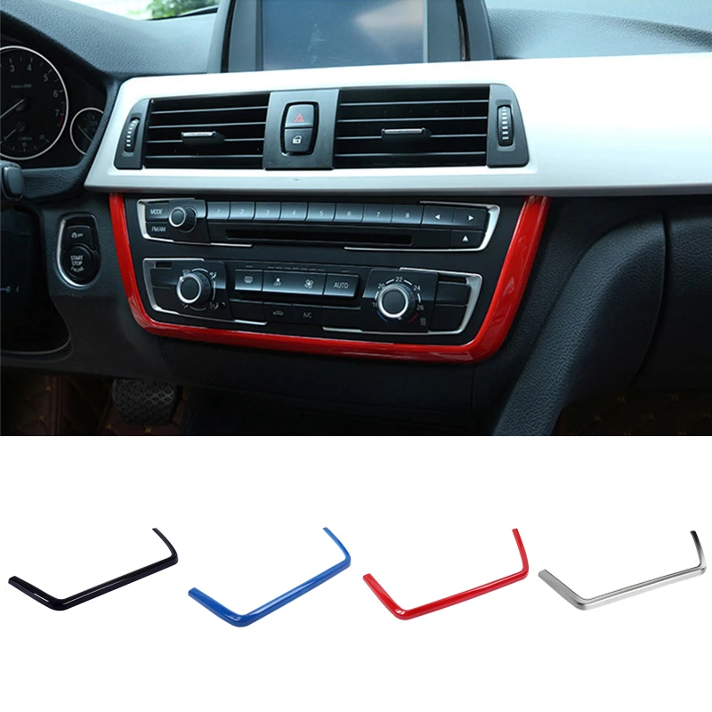 

For BMW 3 4 Series 3GT F34 F30 F36 F31 2013-2018 Car Center Control Decorate Strip Cover Trim Center Panel Frame