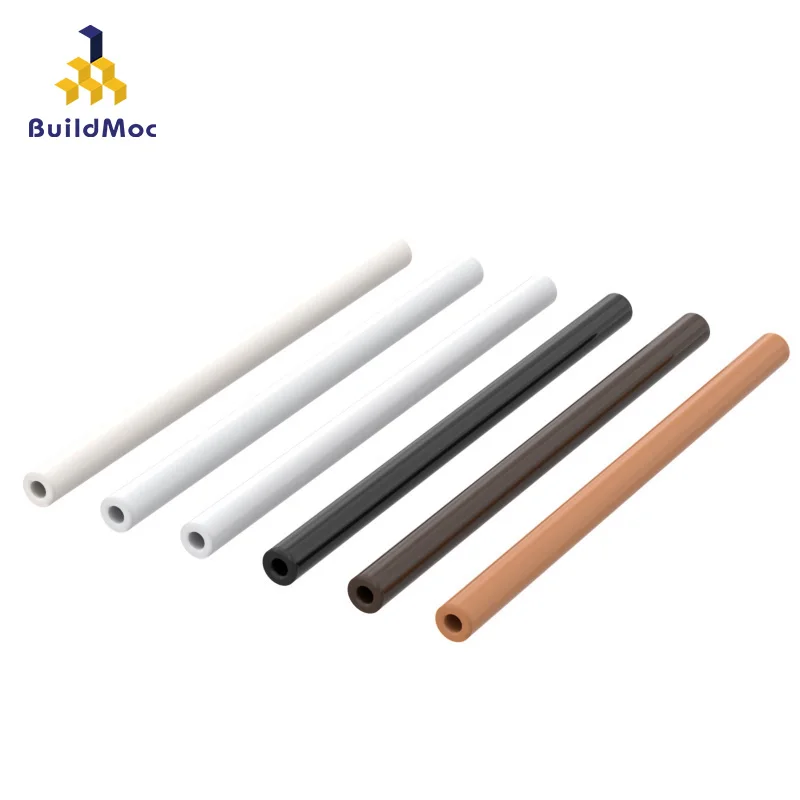 BuildMOC 75c07 thin hose, rigidity 3mm (5.6cm)  For Building Blocks Parts DIY Bricks Bulk Model Construction Classic Brand