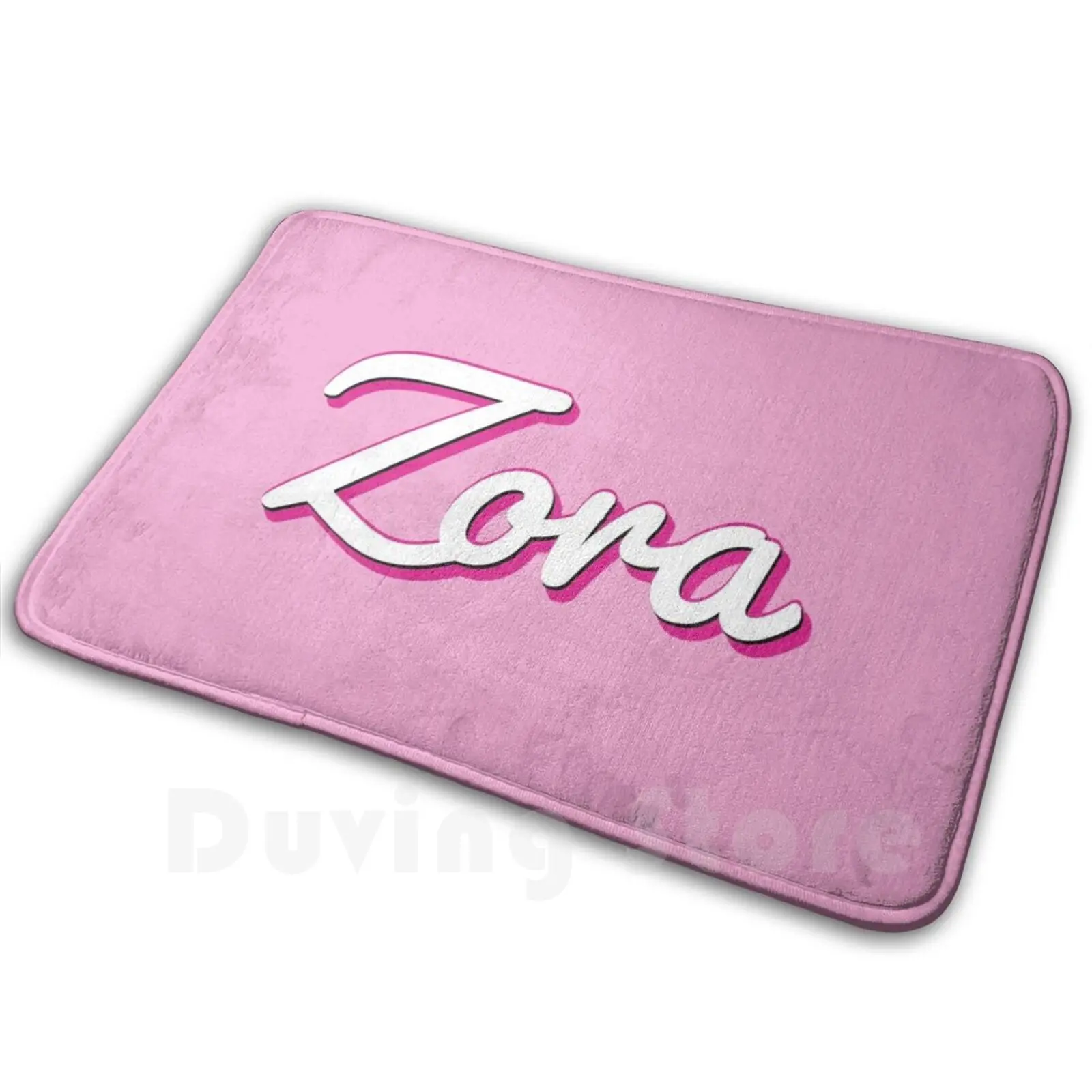 Zora Soft Non-Slip Mat Rug Carpet Cushion Zora Baby Names Baby Names Pink White Cute Girly Girl Names Black Girl Names