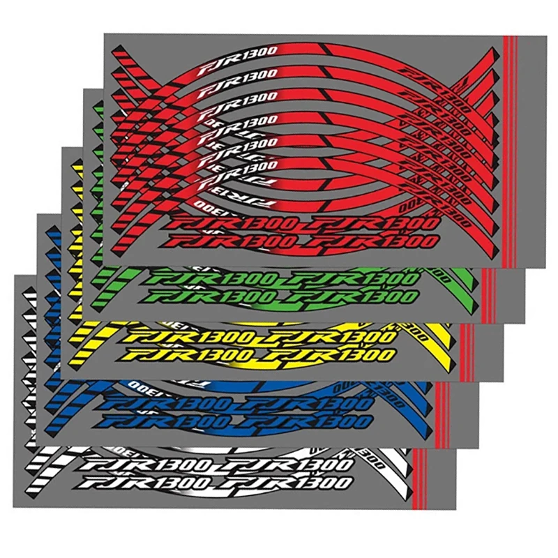 

Обод передней и задней шины мотоцикла, Светоотражающие Водонепроницаемые декоративные наклейки, аксессуары для FJR1300 FJR 1300 fjr 1300