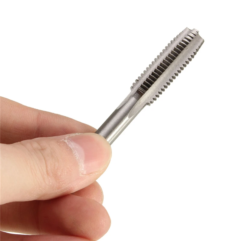 2Pcs/lot M3-M12 Industrial HSS Machine Spiral Point Straight Fluted Metric Taper And Plug Tap Right Hand Thread Screw Tap