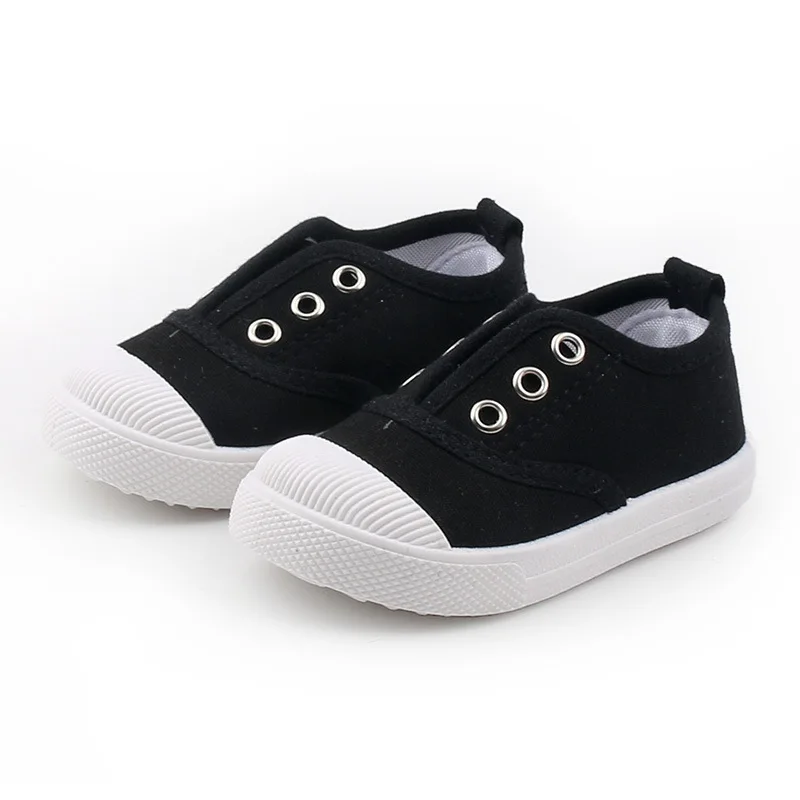 Elastic Band Autumn Shoes 2019 Flat Canvas Kids Boys Shoes For Girl Sneakers Children Baby Sport Light Shoes 1 2 3 4 5 6 Years