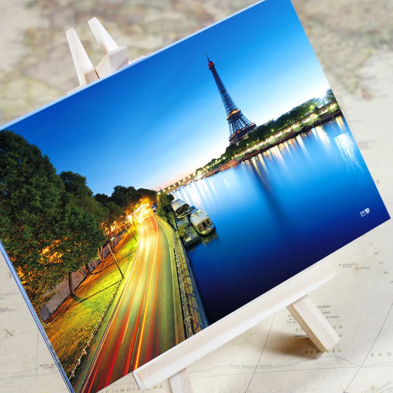 

6pcs/set "Charming City Series - Paris" Urban landscape Postcard /Greeting Card/Birthday Card/Christmas gifts