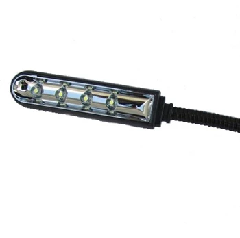 Luz LED de cuello de cisne para consola, 5V, 12V, 0,5 W