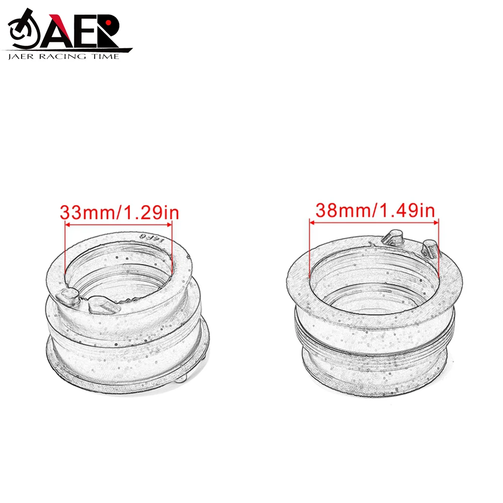 Motorcycle Carburetor Adapter Inlet Intake Pipe For Suzuki AN250 Burgman 250 1998-2008 13121-14F00 13121-14F01