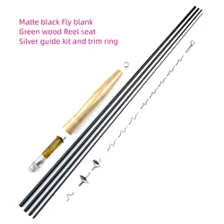 NooNRoo IM10 Carbon fly fishing rod 4 sections in the trout fish Bulk assembly kit Super Light Fast Action Fishing Rod