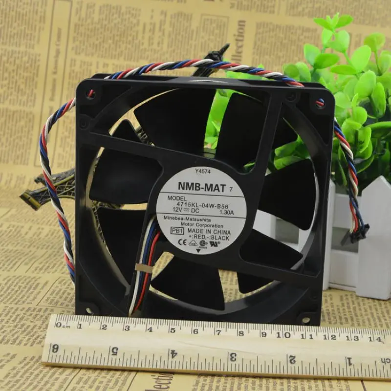 

New FOR NMB 4715KL-04W-B56 12038 12CM 12V 1.3A Violent Wind Quantity Fan