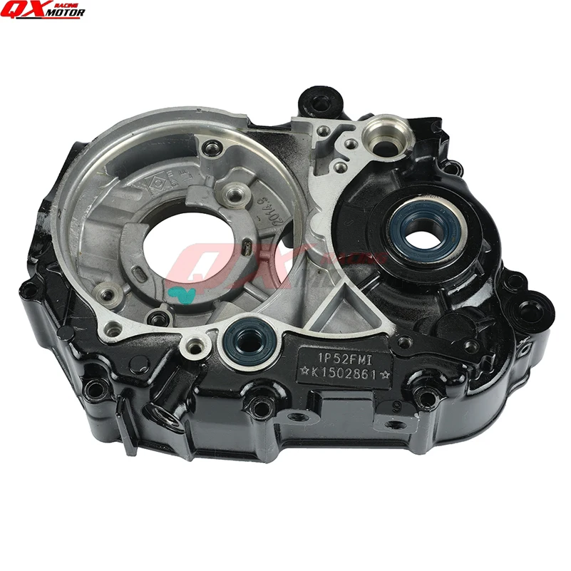 125cc Motorcycle Left CrankCase Cover For Lifan 125 1P52FMI Horizontal Kick Starter Engine KAYO SSR SDG Dirt Pit Bike Parts