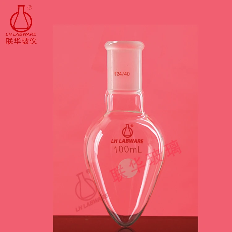 Pear-shaped Flask Thick-walled Glass Bottle 5/10/25/50/100/250ml