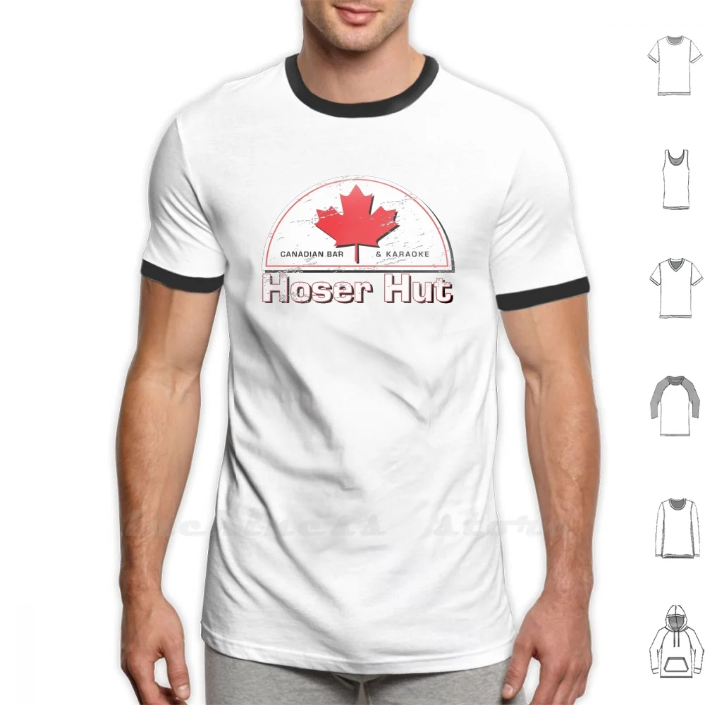 Hoser Hut Maple Leaf T Shirt 6Xl Cotton Big Size How I Met Your Mother Himym Hoser Hut The Hoser Hut Maclarens Pub Maclarens