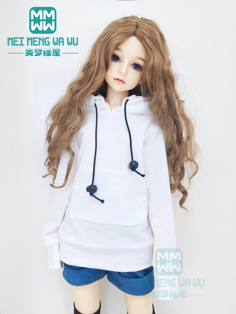 58cm 1/3 BJD dolls clothes Fashion Sports hoodie Denim miniskirt