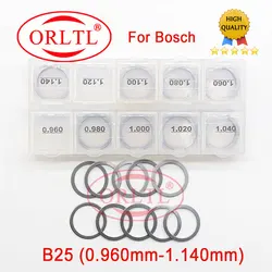 50PCS Adjusting Shim B25 Common Rail Injector Adjustment Shim B25 Gasket Washer B25 Size: 0.96mm--1.14mm