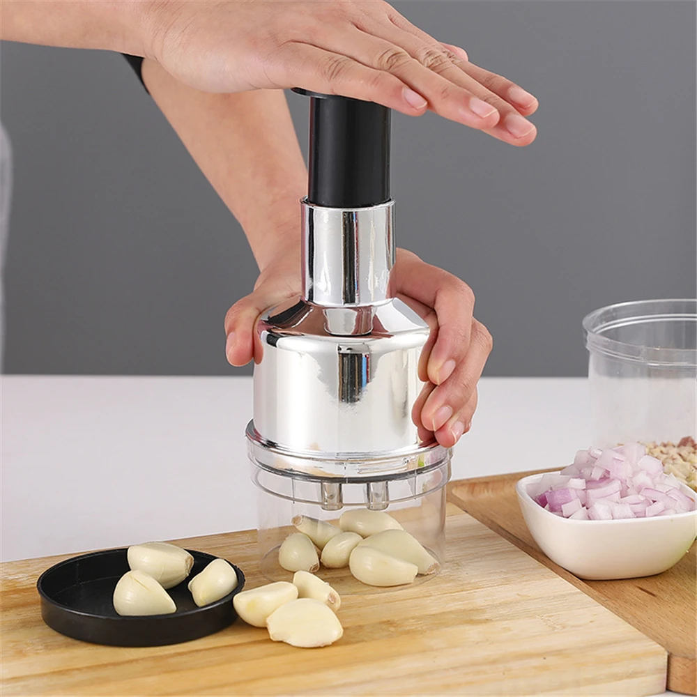 

Manual Vegetable Chopper Chilli Onion Carrot Ginger Garlic Diced Cutter Crusher Food Processors Kitchen Gadgets and Accessories