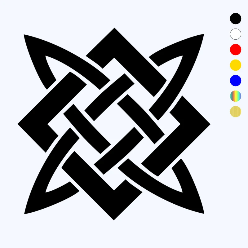 

CK2155# Slavic pattern funny car sticker vinyl decal white/black car auto stickers for car bumper window car decorations