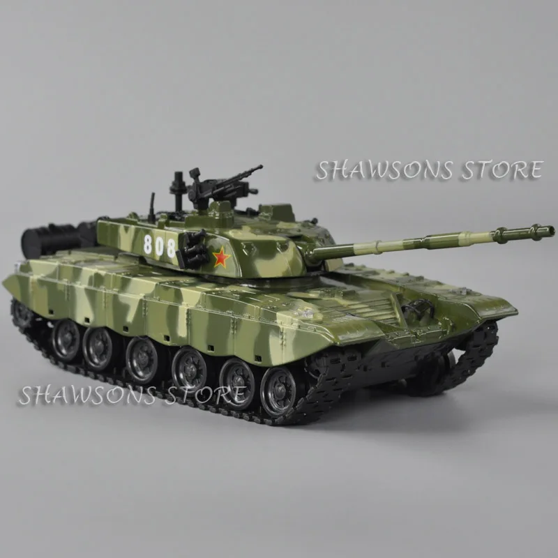 Militar modelo brinquedo, escala 1:42, T-99, T99, China principal tanque de batalha, réplica em miniatura com som e luz