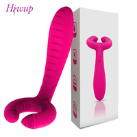 G-Spot 3 Motors Dildo Vibrator Anal Vagina Double Penetration Clitoris Penis Stimulator Sex Toys for Women Men Couples Adults 18