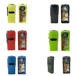 6 Colors Walkie Talkies Repair Replacement Front Housing Case Kit For PRO5150 GP328 GP340 HT750 Radio With Speaker--VBLL