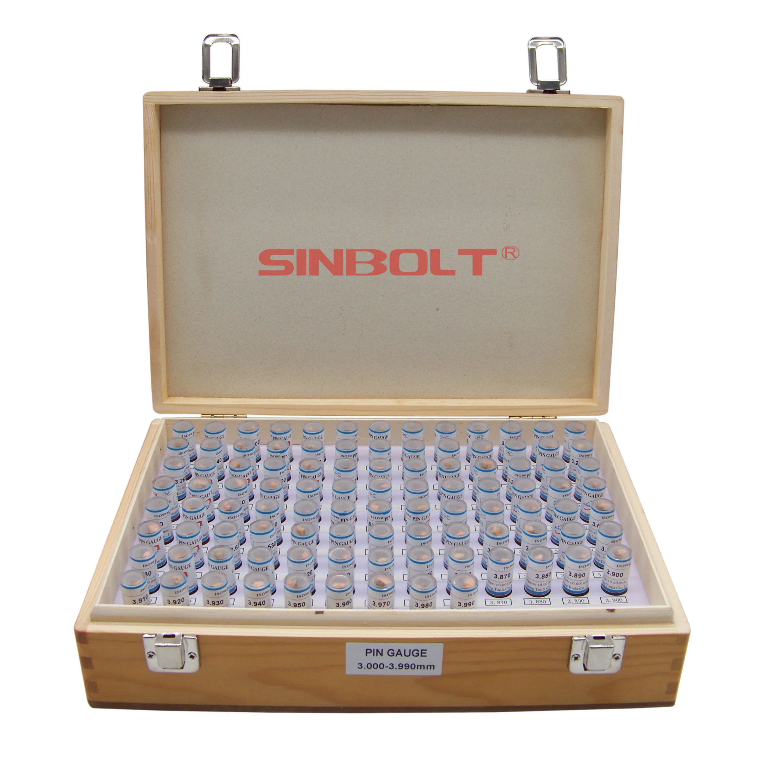 Imagem -05 - Pin Gauge Set0.100 Mm10.000 Mm91 Pcs 100 Pcs Entrega Rápida