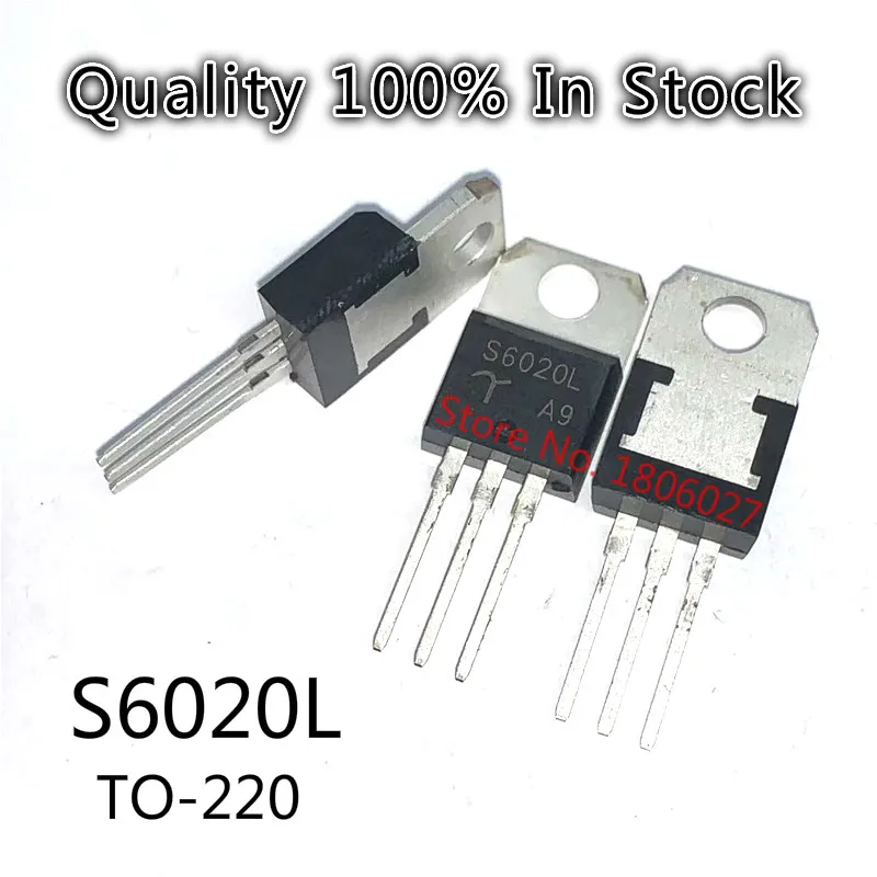 10pcs/lot    S6020L  S6020 20A / 600V TO-220 Unidirectional Triac