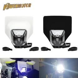 Motorcycle Headlight Plate LED for Husqvarna 701 Enduro TE 300 Supermoto TC TX FE FX FC 125-500 Dirt Pit Bike Motocross HeadLamp