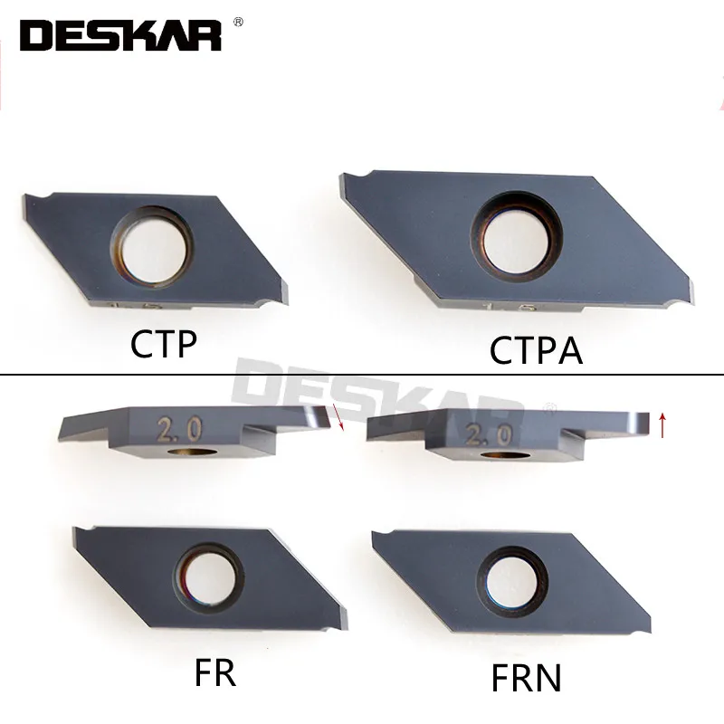 10PCS DESKAR CTPA10FR CTPA10FRN CTPA15FR CTPA15FRN CTPA20FR CTPA20FRN CTPA25FR CTPA25FRN LDA K15 Lathe Walking Machine Blades