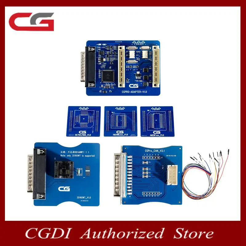 

Original CAS4 Adapters for CG Pro 9S12 Programmer HC705/908 AM29FXXX AM29Blxxx 3 in 1 adapter 35160WT adapter CAN V2.1 Adapter