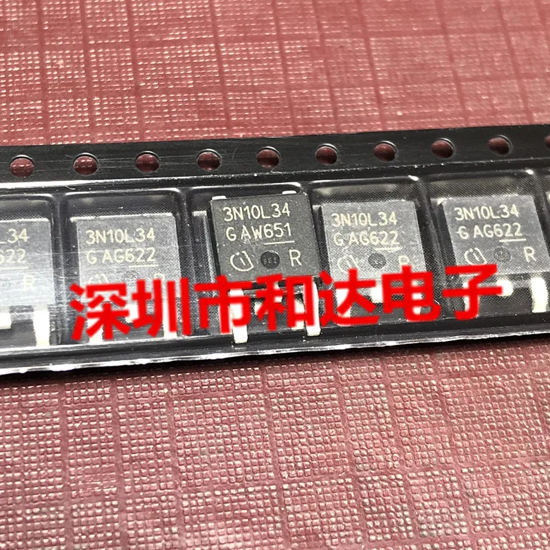 (5piece) 3N10L34 IPD30N10S3L-34 TO-252 100V30A