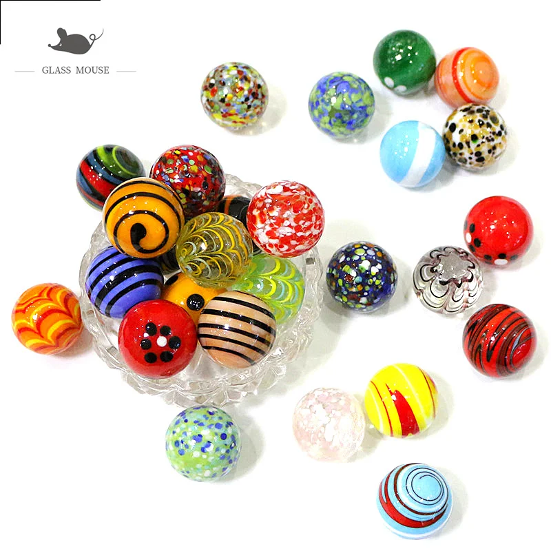 Home Decor Collection Creative Handmade Glass Marbles Balls 25mm Rarity Children Puzzle Game Toys Cute New Year Gifts For Kids