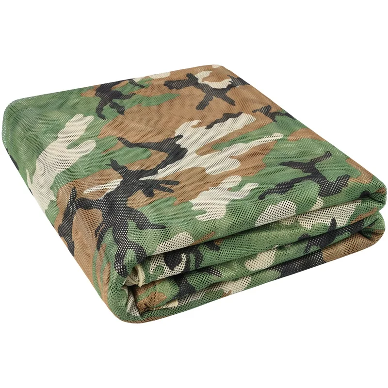 

Camouflage Net 300D American four-color jungle See Through Camo Netting Blinds Camping Shooting Hunting for vehicles sun outdoor