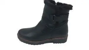 Ankle boots/boots/snow/women/leather/skin/textile lining women's boots with interior lining textile zipper closure